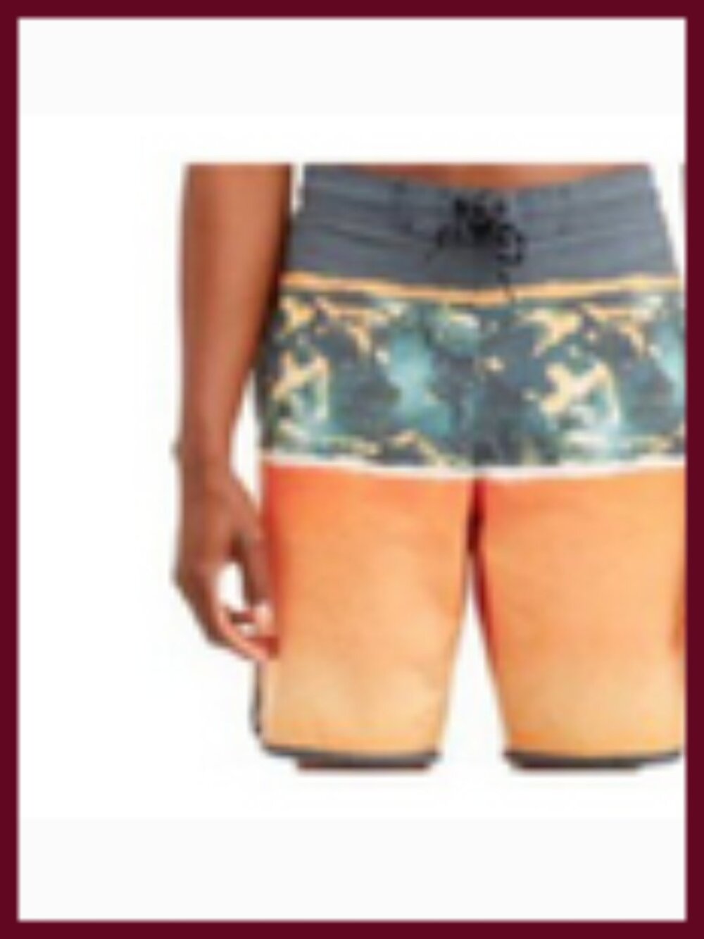Swim e-board shorts mens size 2XL new 73% polyester 22% cotton 5% spandex